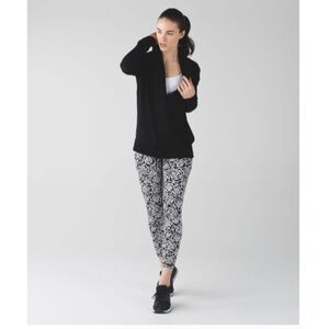 lululemon athletica Black and White Patterned Leggings